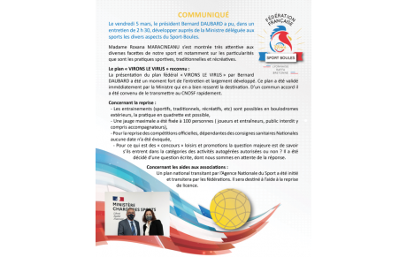 FFSB PLAN DE REPRISE